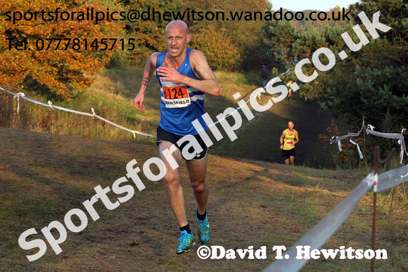 Senior men, National Cross Country Relays, Berry Park, Mansfield. Photo: David T. Hewitson/Sports for All Pics